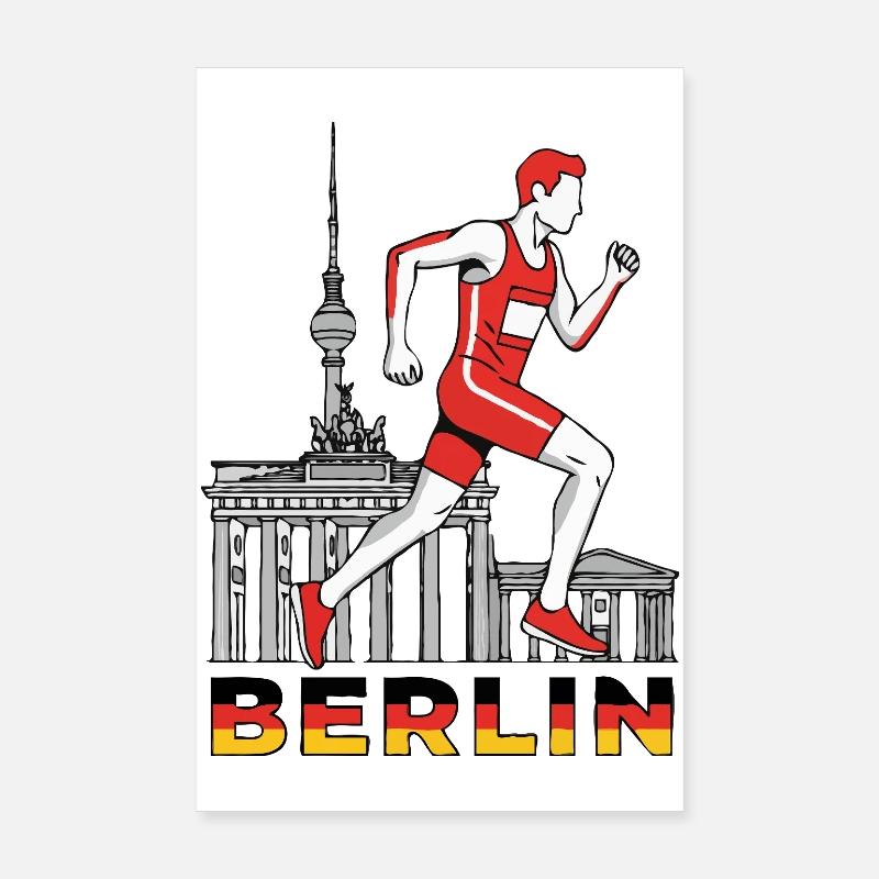 Berlin Runner Poster 8" x 12" (20x30 cm)