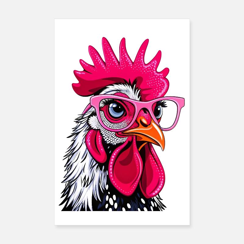 Poulet Poster 20 x 30 cm