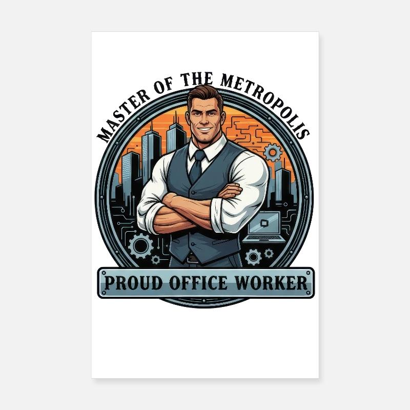 Maître de la Métropole – Héros de Bureau Poster 20 x 30 cm