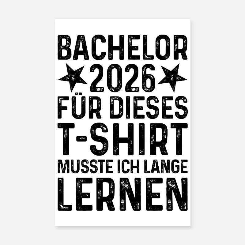 Bachelor 2026 Poster 20x30 cm