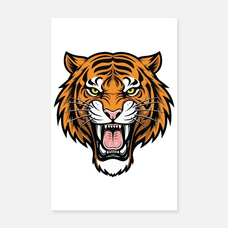 Tiger Instinct Wild Tiger Force Poster 8" x 12" (20x30 cm)