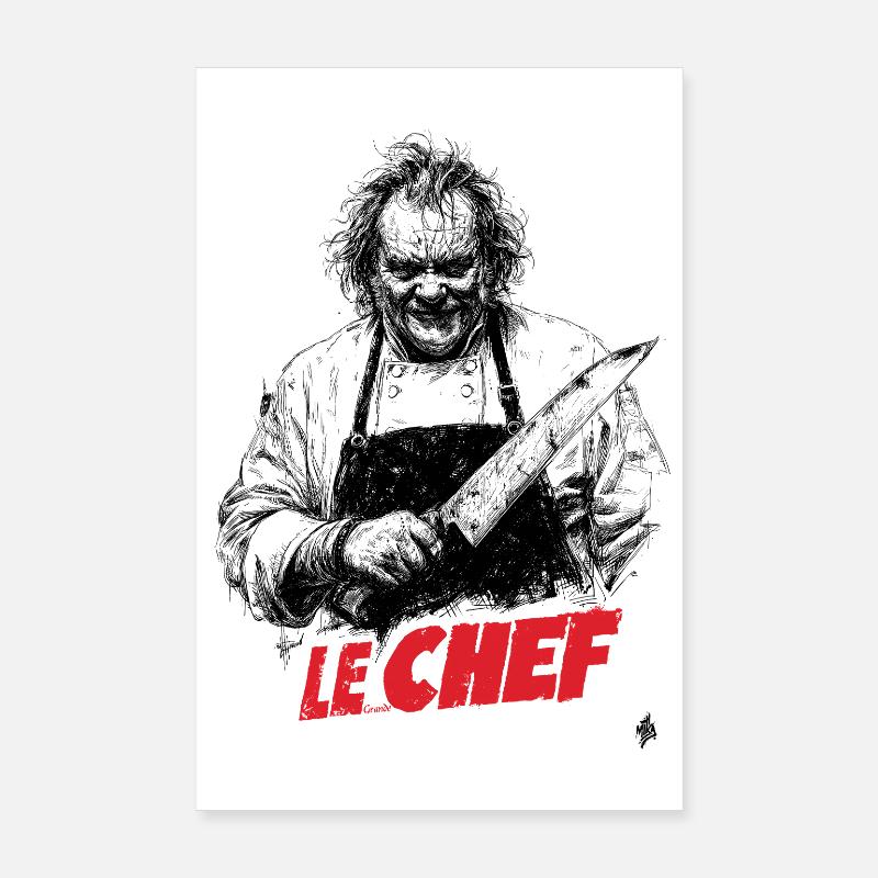Le Chef Poster 20 x 30 cm