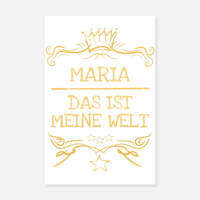 Frau Maria Poster 20x30 cm