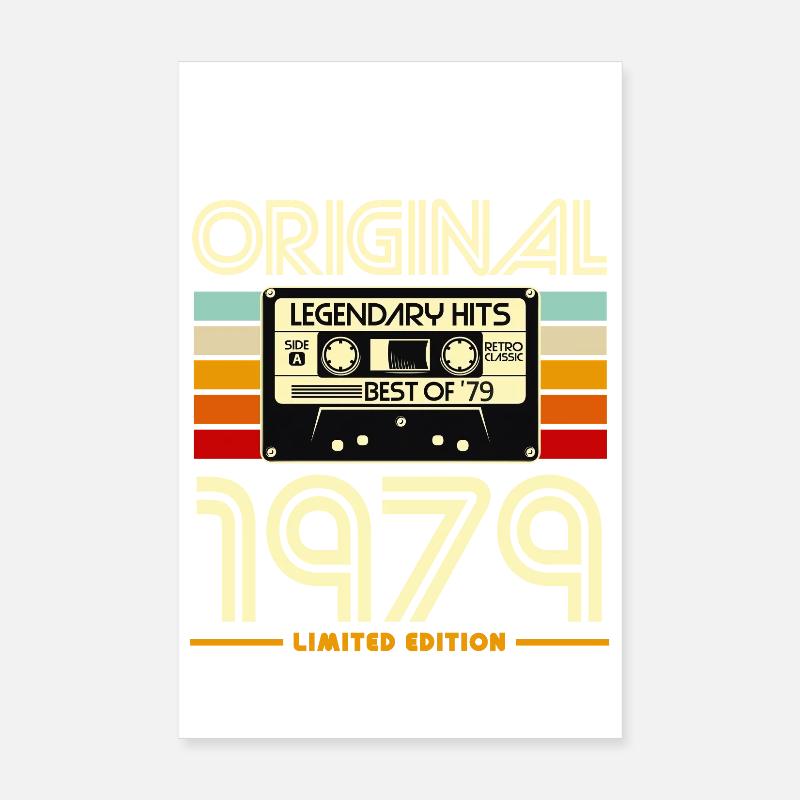 Original 1979 Édition Limitée Poster 20 x 30 cm