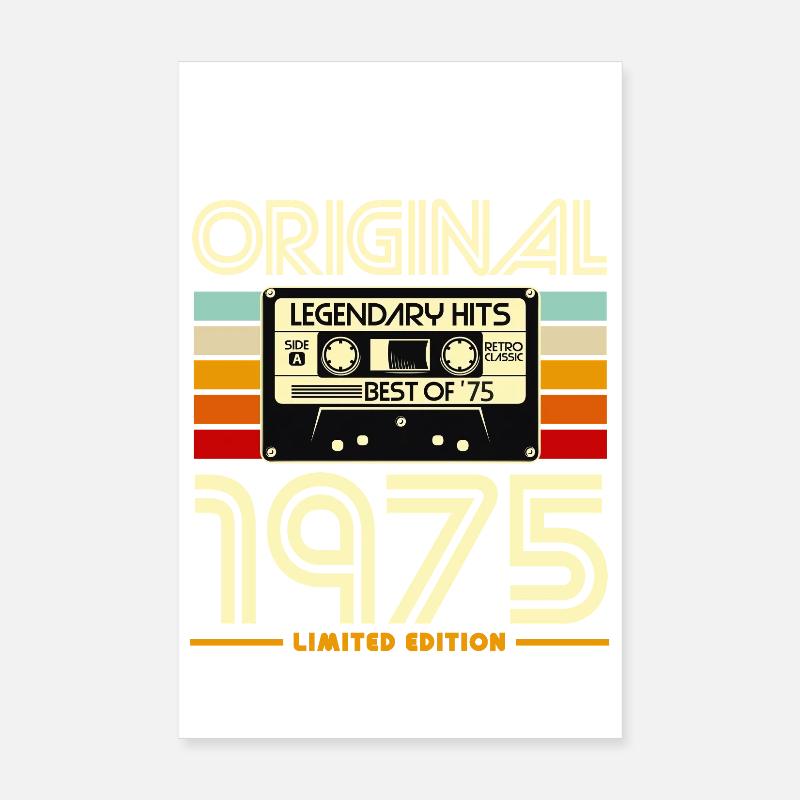 Originale limitierte Kassette von 1975 Poster 20x30 cm