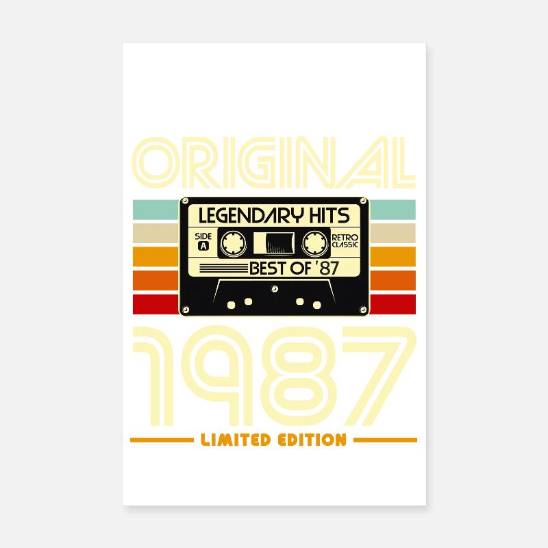 Original 1987 Limited Edition Poster 20 x 30 cm