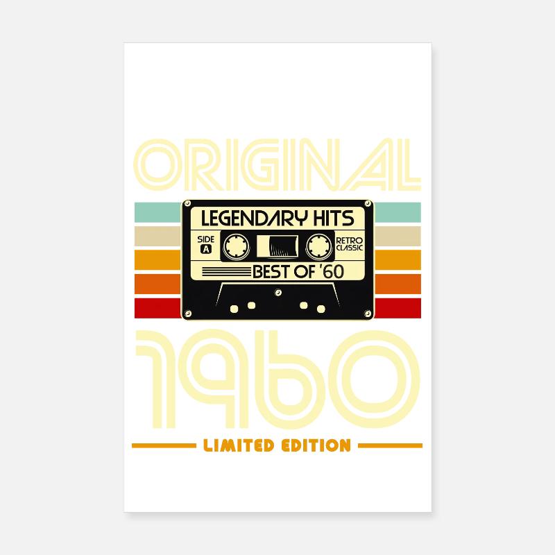 Original 1960 Limited Edition Poster 20 x 30 cm