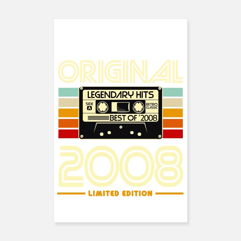 Originalkassette 2008 Legend Hits Poster 20x30 cm