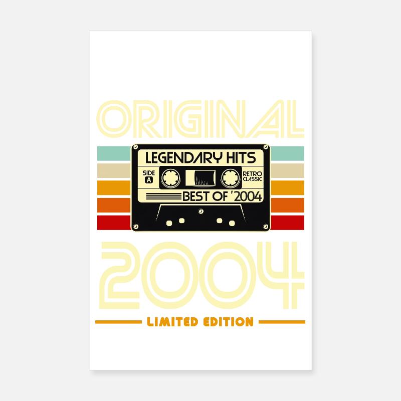 Originale limitierte Kassette von 2004 Poster 20x30 cm
