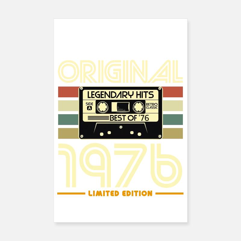 Originalkassette von 1976 Poster 20x30 cm