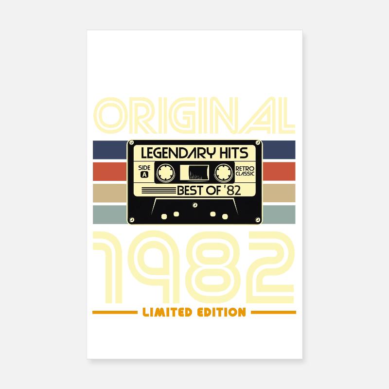 Originale limitierte Edition von 1982 Poster 20x30 cm
