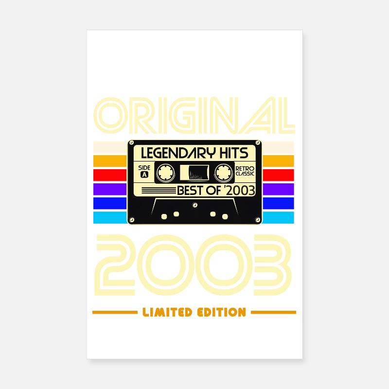 Originale limitierte Kassette von 2003 Poster 20x30 cm