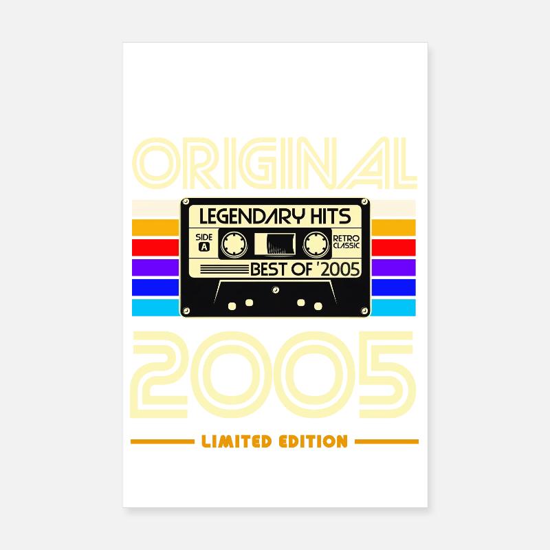 Original 2005 Limited Edition Cassette Poster 20 x 30 cm