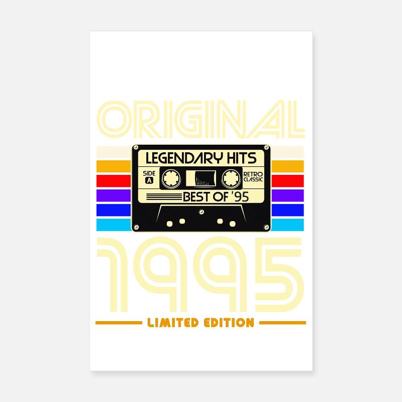 Original 1995 Cassette Limité Poster 20 x 30 cm