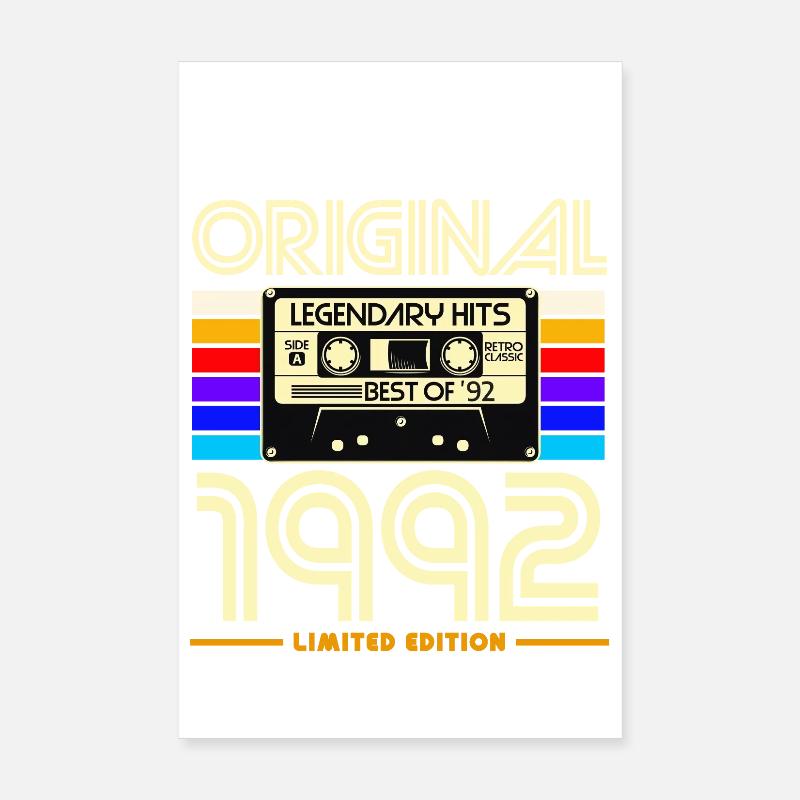 Original 1992 Legend Hits Poster 20 x 30 cm
