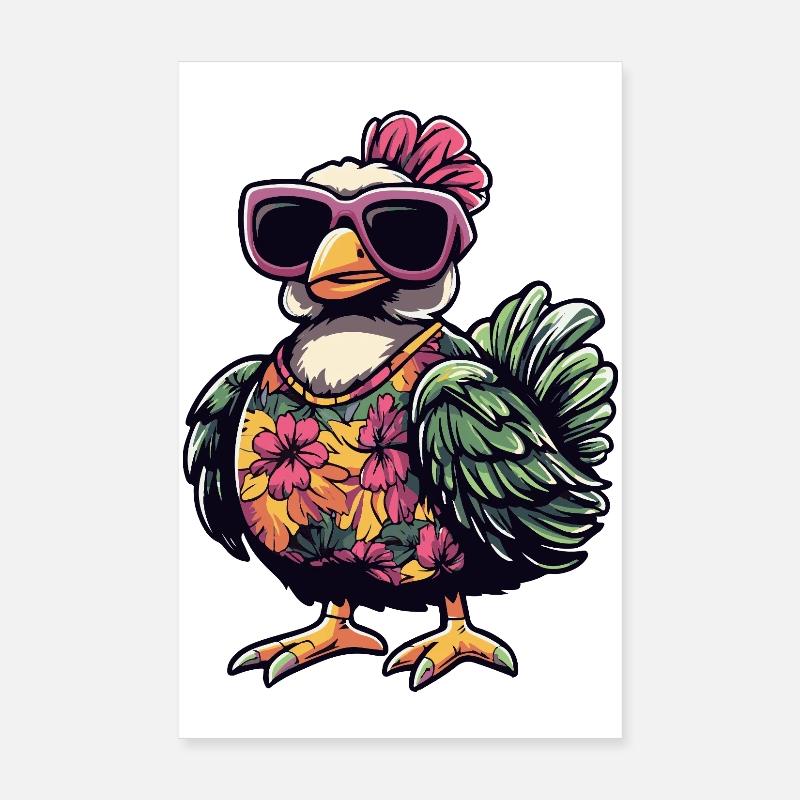 Turkey Comic Holiday Poster 8" x 12" (20x30 cm)