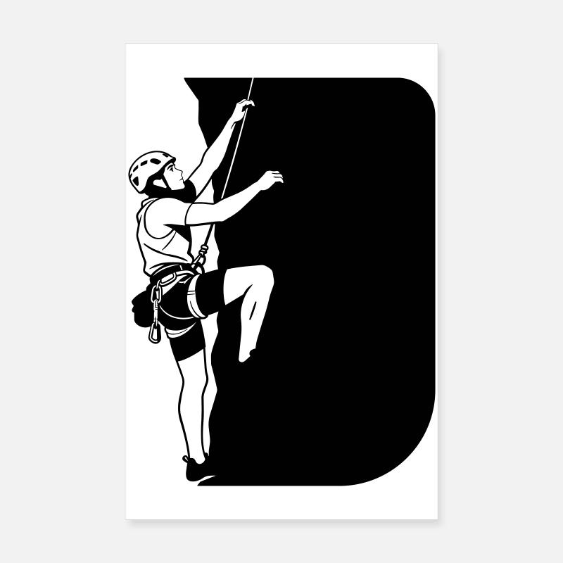 alpiniste Poster 20 x 30 cm