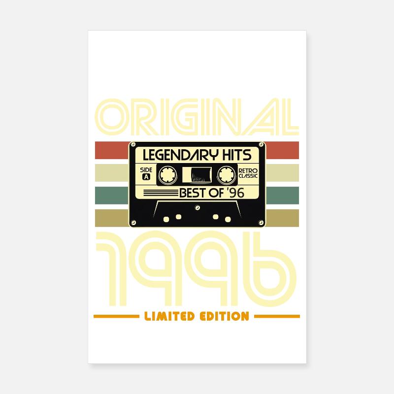 Original 1996 Cassette Nostalgie Poster 20 x 30 cm