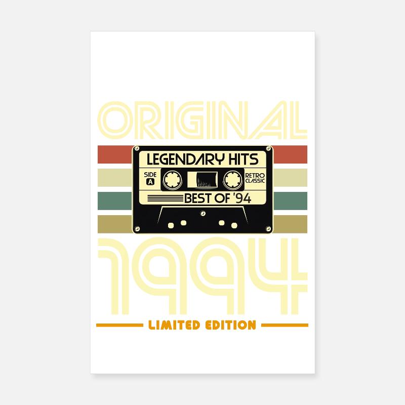 Originale Nostalgia-Kassette von 1994 Poster 20x30 cm