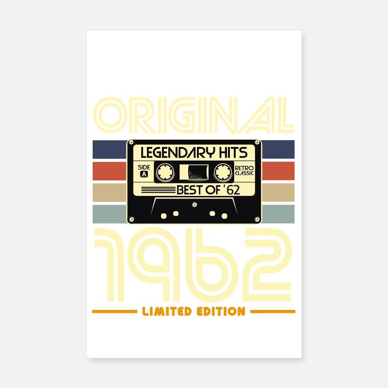 Originale limitierte Kassette von 1962 Poster 20x30 cm