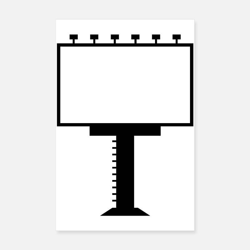 Werbetafel Poster 20x30 cm