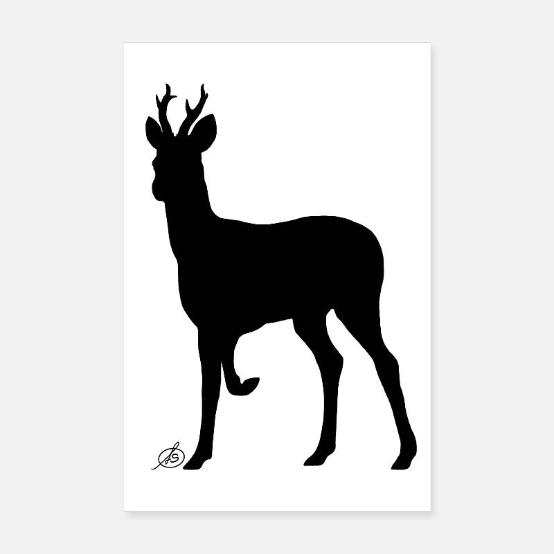 Rehbock Poster 20x30 cm