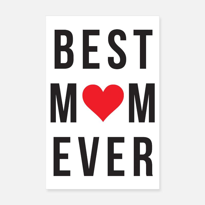 Beste Mutter aller Zeiten Poster 20x30 cm