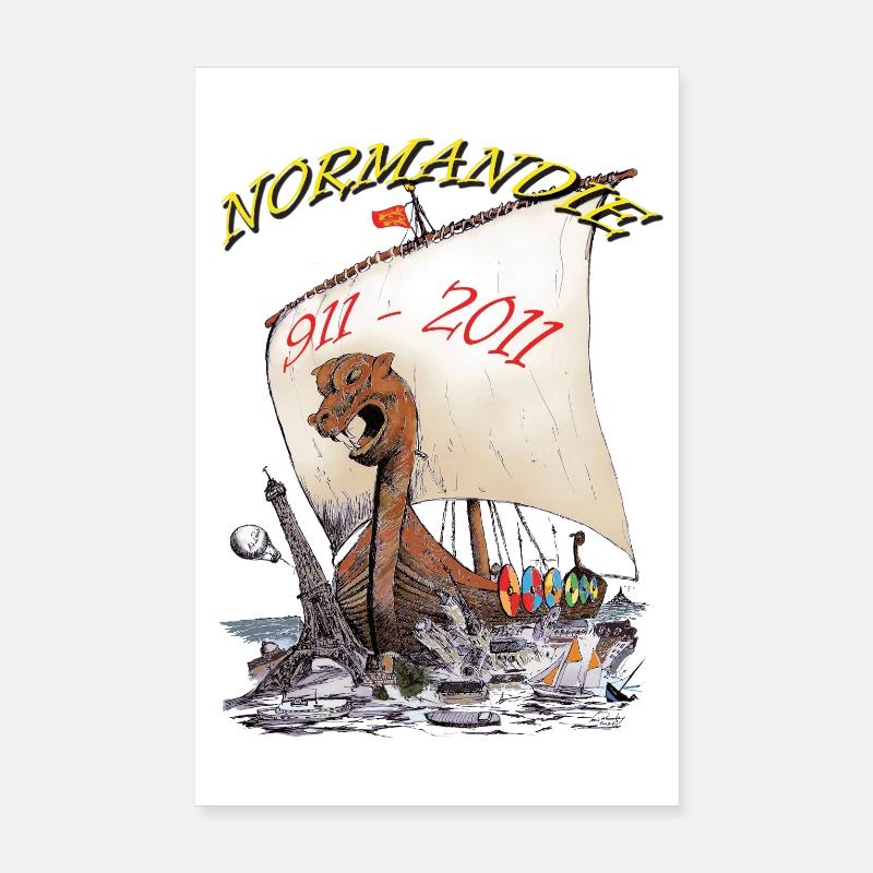 NORMANDY COPYRIGHT LOUIS RUNEMBERG Poster 8" x 12" (20x30 cm)