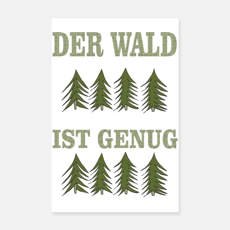 LA forêt suffit Poster 20 x 30 cm