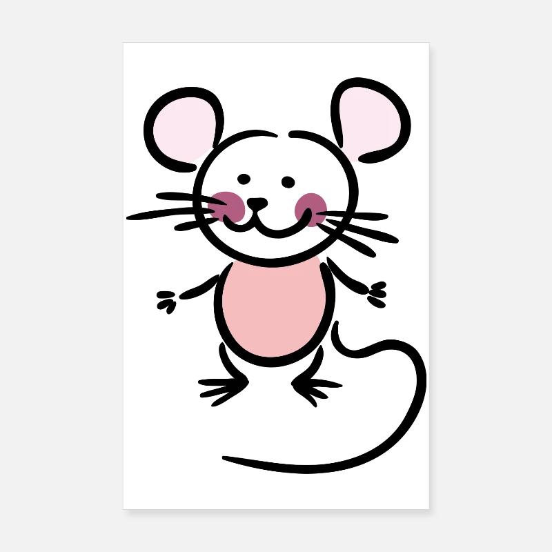 Souris Poster 20 x 30 cm