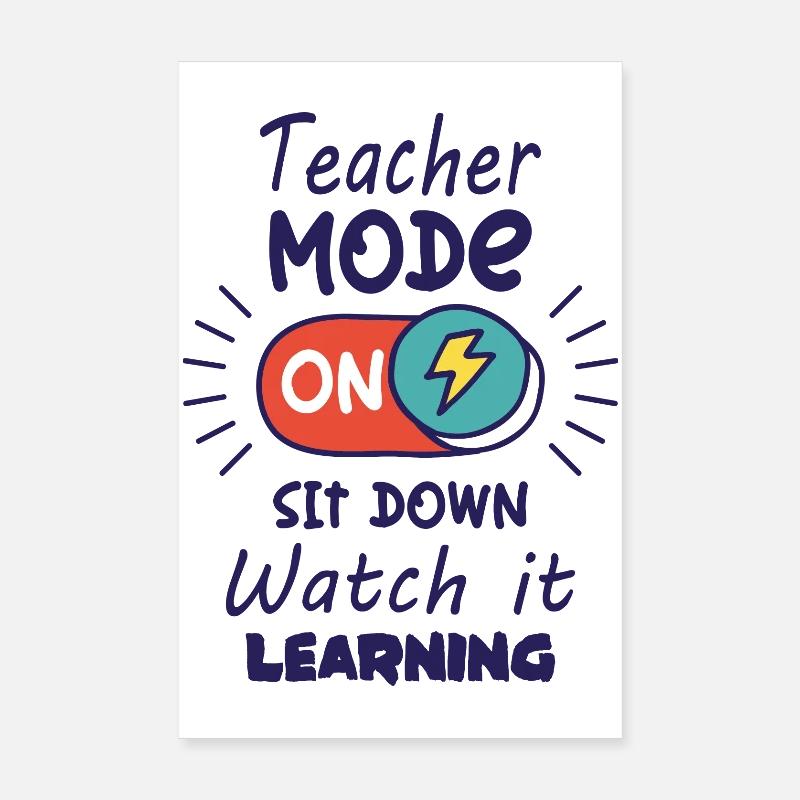 Teacher Poster 8" x 12" (20x30 cm)