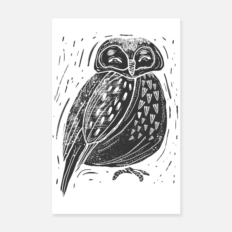 Dessin du Noctambule Poster 20 x 30 cm