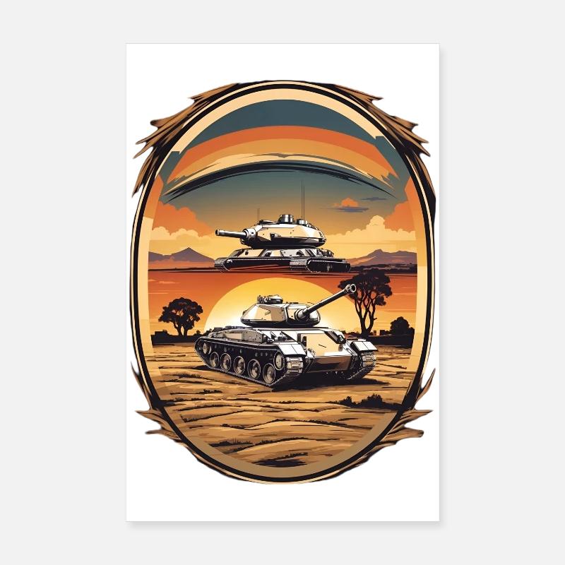 Tank Poster 20 x 30 cm