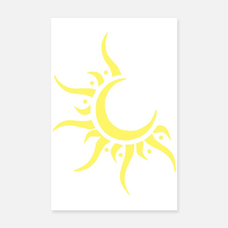 Sonne & Mond Poster 20x30 cm