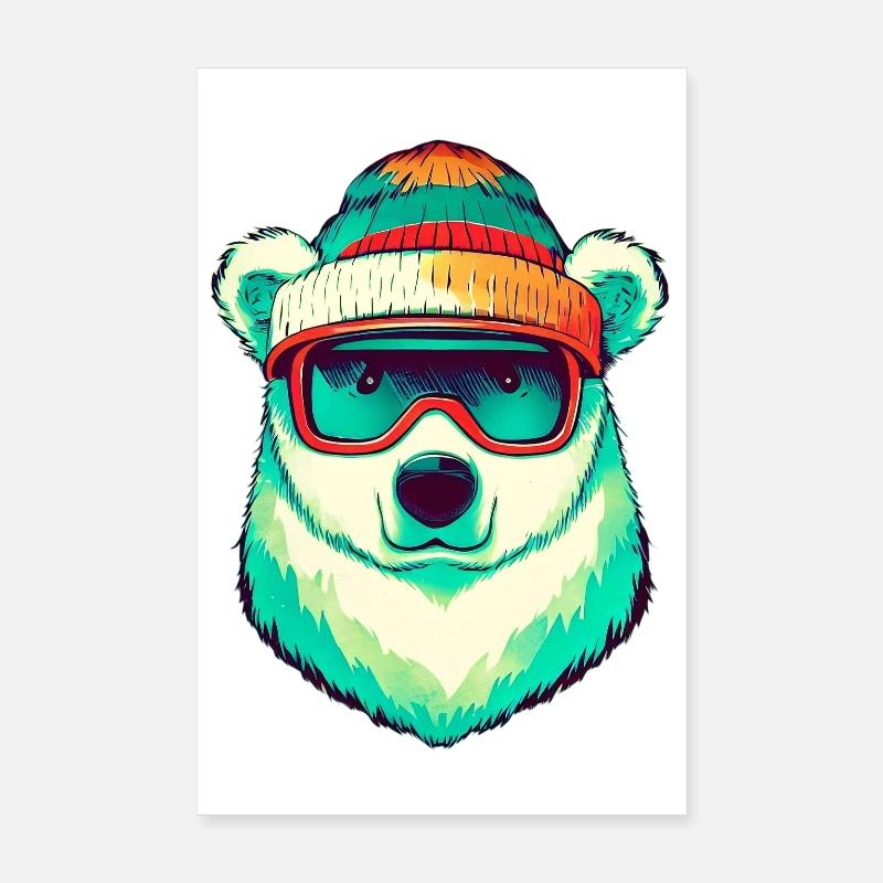 Polar bear Poster 8" x 12" (20x30 cm)