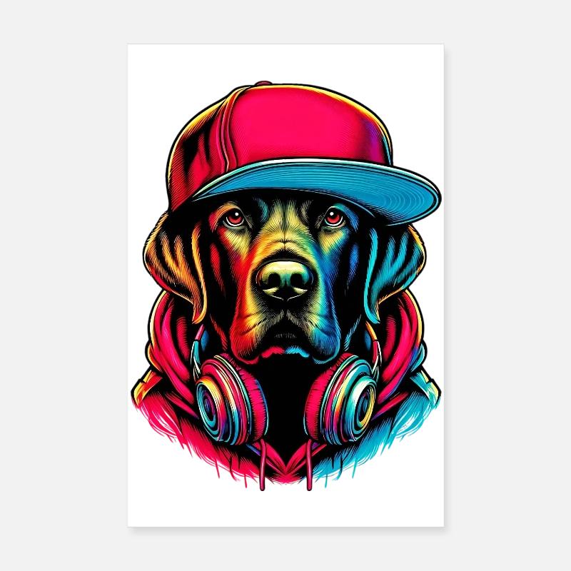 Dog Poster 8" x 12" (20x30 cm)