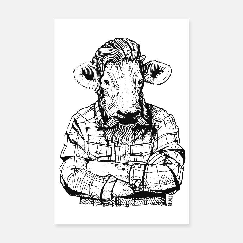 Mister Beef Poster 8" x 12" (20x30 cm)