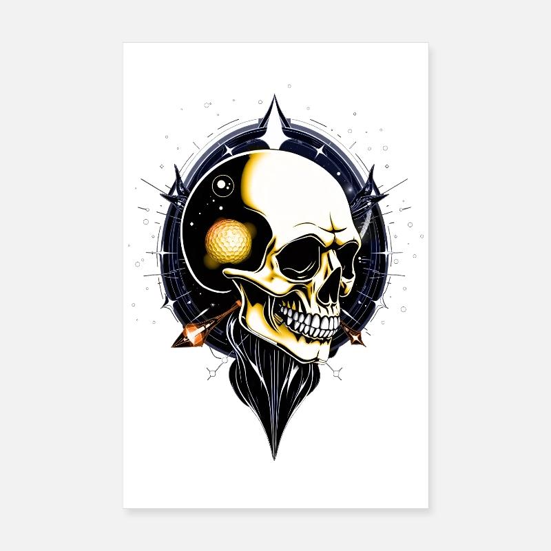 Cartoon bones Poster 8" x 12" (20x30 cm)