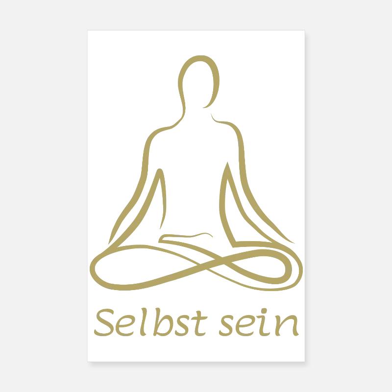 selbst sein Poster 20x30 cm