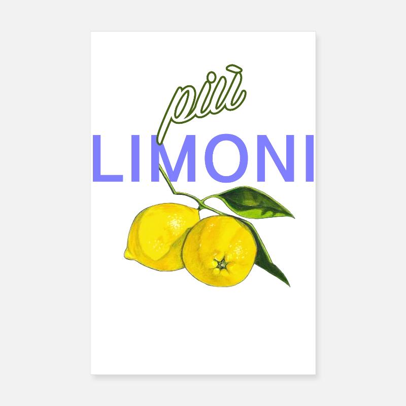 piu limoni Poster 20x30 cm