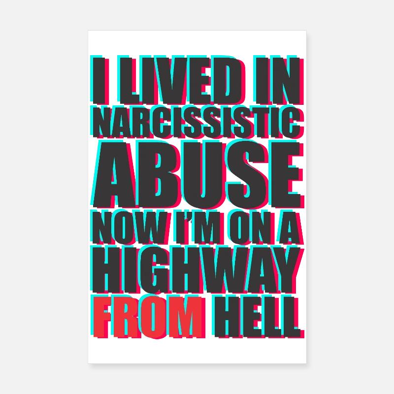 Conception de message de protestation de texte en gras Poster 20 x 30 cm