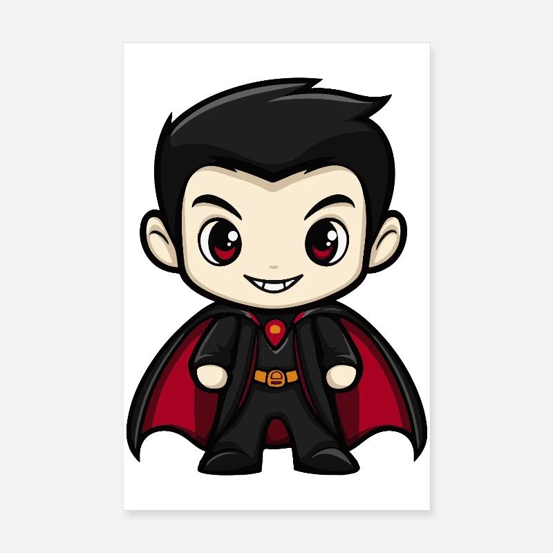 Vampir Comic Poster 20x30 cm