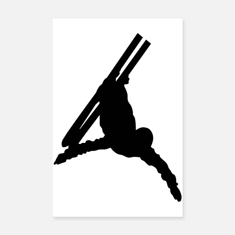 Acrobatie à ski Poster 20 x 30 cm