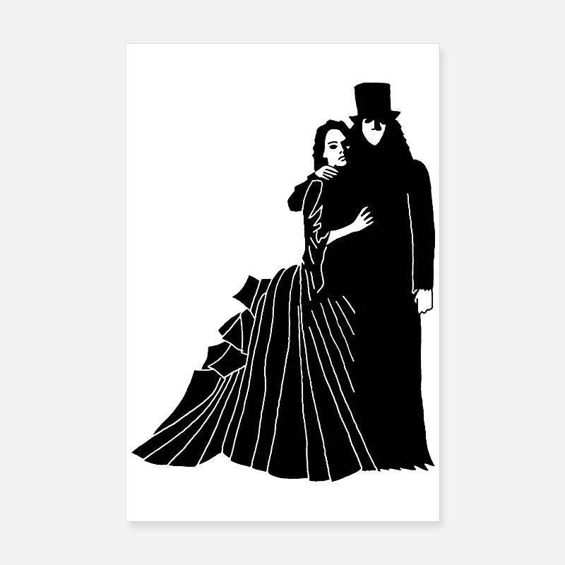Coppia Vintage e Gotica Poster 20x30 cm