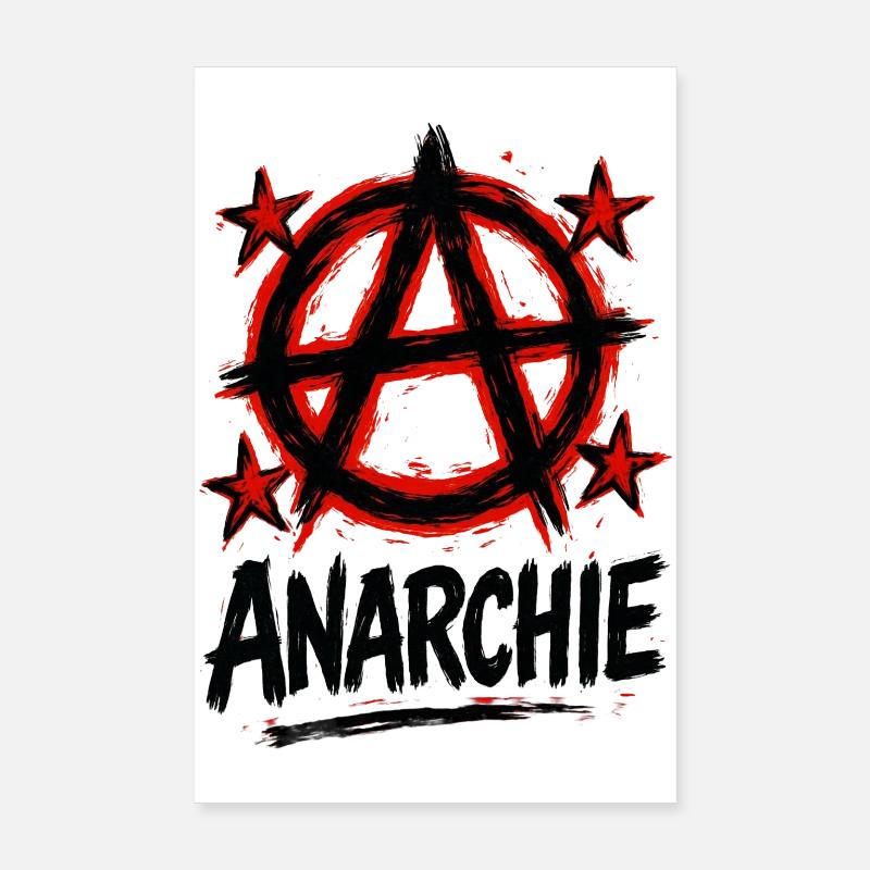 Anarchy - Punk - Revolution Poster 8" x 12" (20x30 cm)