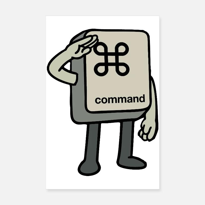 Befehlstaste Poster 20x30 cm