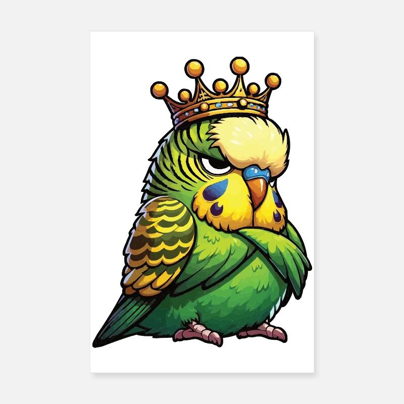 Budgerigars Budgie Owners Budgies Poster 8" x 12" (20x30 cm)
