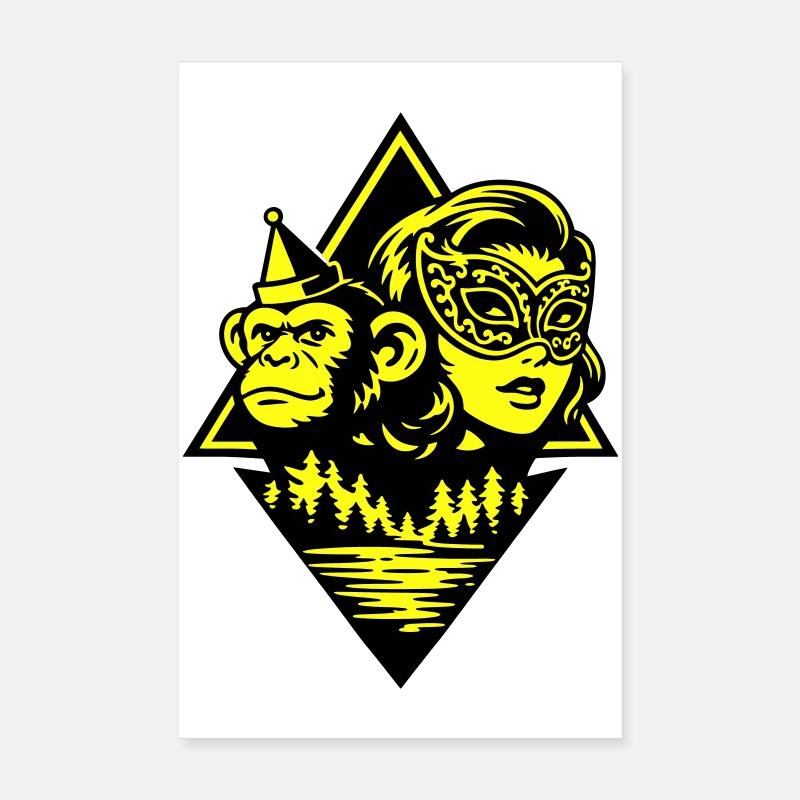 Pulp Duo Poster 20x30 cm