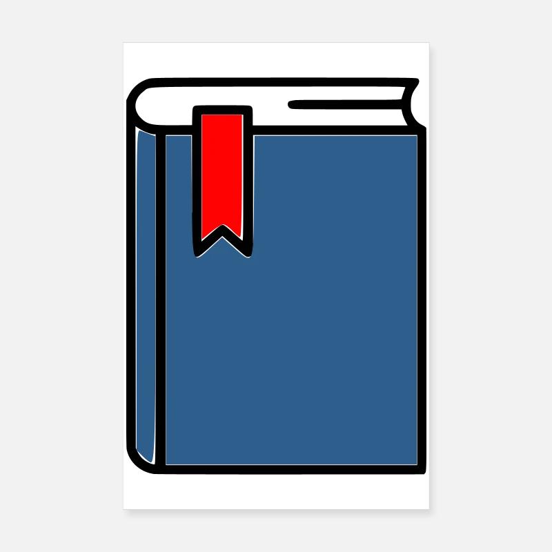 Dickes Buch Bibel Notizbuch Poster 20x30 cm