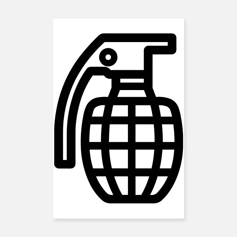 grenade Poster 20 x 30 cm